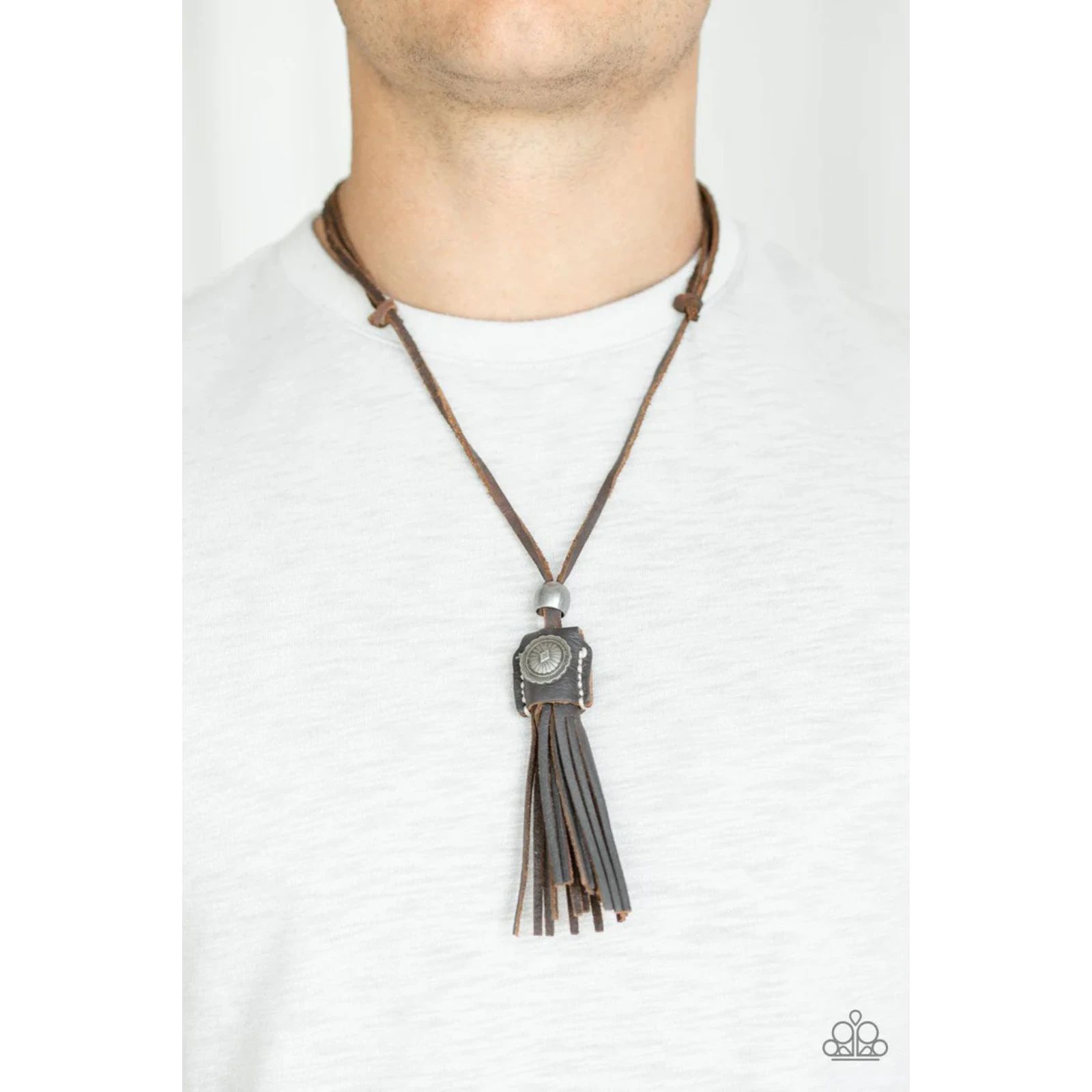 Old Town Road Brown Necklace 489